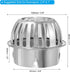 PATIKIL Dome Gutter Guard Filter, 304 Stainless Steel Downspout Strainer, Anti-Blocking Outdoor Gutter Cleaning Tool for Stops Leaves Debris, Fits...