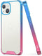 SALAWAT Compatible with iPhone 13 Case, Clear Case Cute Gradient Slim Phone Case Cover Reinforced TPU Bumper Hard PC Back Shockproof Protective Ca...