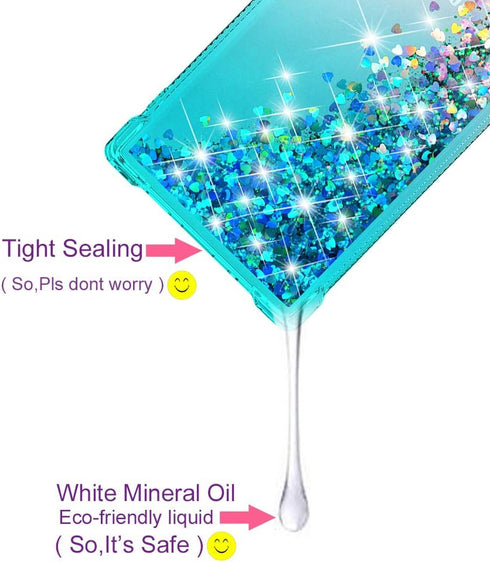 for Galaxy Note 10 Plus Case,Gradient Design Bling Flowing Liquid Floating Sparkle Colorful Glitter Waterfall TPU Protective Phone Case for Galaxy...