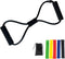 Gym or Home Workout Equipment,Figure 8 Resistance Band with Padded Handles Great for Stretch, Exercise, Fitness Training, Yoga, Resistance Weights...