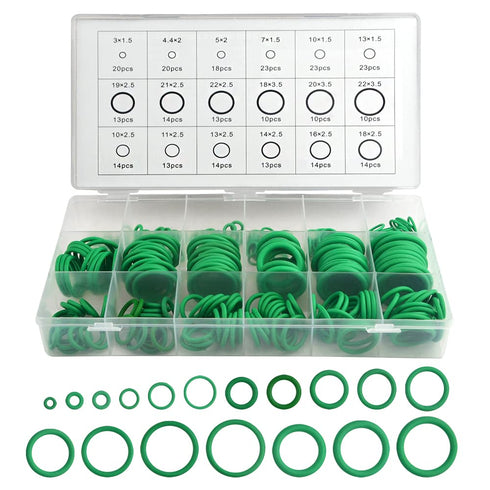 XINGYHENG 279Pcs 18 Sizes Rubber O-Ring Gasket Sealing Ring Repair Box Washer Seal Assortment Set for Plumbing Automotive General Repair...