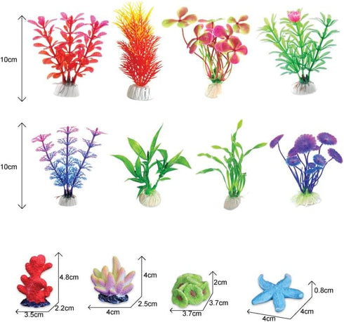 Artificial Aquarium Plants, Aquatic Plants, Aquarium Simulation Plants, Seaweed Water Plants, Fish Tank Lifelike Decorations, Plastic Aquariums Pl...