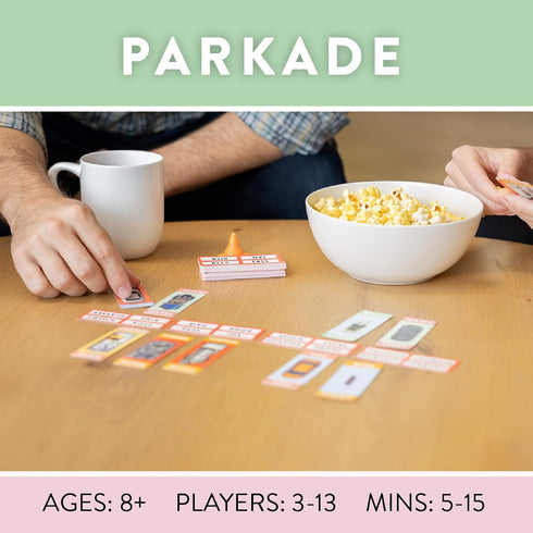 Parkade Board Game - Word Games and Parking Cars - Party Game for Friends and Family Game Night - 5-15 Minutes for 3-13 Players...