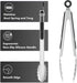 Cooking Tongs,Set of 3 Stainless Steel Tongs,Kitchen Tongs, Food Tongs,Kitchen Utensils,Cooking Utensils for Grill,Salad,BBQ,Baking, 7/9/12 inches...