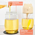 580ml/20oz 2 in 1 Oil Dispenser and Oil Sprayer for Cooking, Glass Olive Oil Dispenser Bottle with Silicone Mat, Food-grade Oil Dispenser for Kitc...