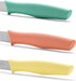 Arcos Paring Knife Set of 3 Pieces 4 Inch Stainless Steel. Colorful Kitchen Knives for Peeling Fruits and Vegetables. Ergonomic Polypropylene Hand...