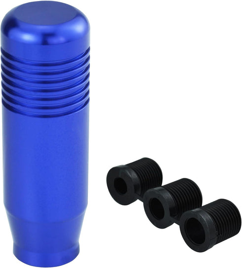 Shift Knob Long Aluminum Shifter Gear Lever Handle for Most Manual Automatic Vehicles (Blue)...