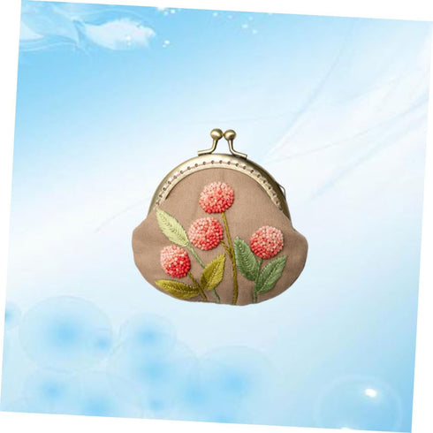 1 Set Womens Purses Coin Purse Womens Wallet Mini Gifts Mini Purses Mini Lock Bag Handmade Embroidery Tool Embroidery Kit for Beginners Embroidery...