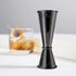 Viski Japanese Style Double Jigger for Cocktails, Bar Kit Essential, 1oz and 2oz with Interior Measurements, Stainless Steel with Gunmetal Finish,...