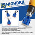 Dry Diamond Tile Drill Bit with Hex Shank,HIGHDRIL Diameter 1-9/50"(30mm) for Porcelain Ceramic Granite Marble Hard Materials Electric Drill Diamo...