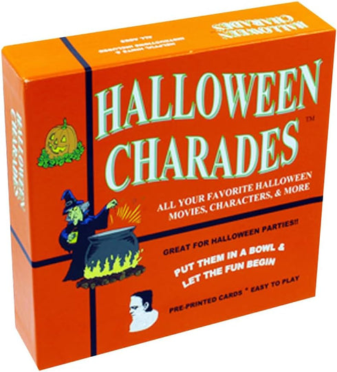 Anton Publications Halloween Charades The Ultimate Halloween Party Game for Adults, Friends, and Family - Spooky Fun with Halloween Movie Characte...