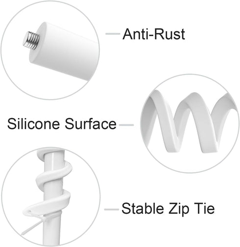 Flexible Twist Mount for Google Nest Cam (Battery) Without Tools or Wall Damage...