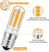 E17 led Microwave Bulb Warm White 3000K, No Dimmable 20W 30W 35W Halogen 120V Microwave Appliance Equivalent Replacement Refrigerator Bulbs 6 Pack...