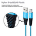 Micro USB Cable 6FT 4-Pack Phone Charger Android Nylon Braided Android Charger Cables Fast Charging Compatible with Samsung Galaxy J8/J7/S7/S6/Edg...