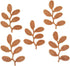 HukDok Handmade Crocheted Leaves Artificial for Decoration Embellishment Scrapbook Craft Card Supplies DIY Flowers Cotton Yarn Applique Flower Lea...
