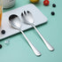 Berglander Salad Server Set, Stainless Steel Salad Serving Set, Salad Servers, Salad Spoon, Salad Fork, Pack of 2 (Shiny Silver)...