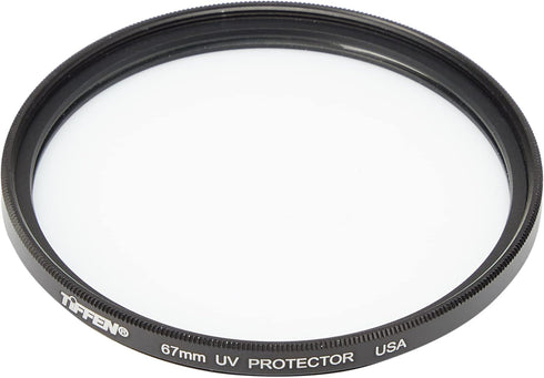 Tiffen 67UVP Slim 67mm UV Protection Filter for Camera Lens, Clear Optical Glass, Impact Resistant...