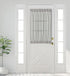 Aquazolax Thin Sheer French Door Curtain Panel Elegant Solid Voile Curtain 54x40 Inches Glass Door Drapery and Drape with Tieback - 1 Panel, Grey...