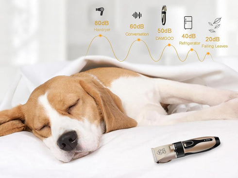 2 in 1 Pet Paw Hair Trimmer Electric Multi Dog Hair Clippers for Thick Coat Cordless Grooming Tool Kid Hair Clipper for Child Rechargeable for Med...