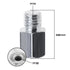 M10 Female Thread to M14 Male Thread Adapter for Angle Grinder Polisher Drill Bit Interface Connector Converter Adapter Power Tool Accessories Car...