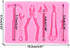 Hand Tools Silicone Molds Construction Tool Fondant Mold For Cake Decorating Cupcake Topper Chocolate Candy Gum Paste Polymer Clay...