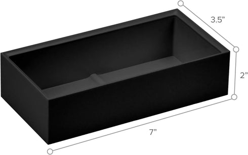 Bostitch Office Konnect Desk Organizer Accessory Tray, Wide, Stacks for Desktop Storage, Black...