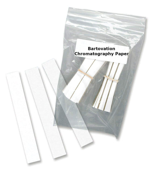 Laboratory Grade Chromatography Paper, Original Formulation, 6" Length x .75" Width Crisp Separation for Laboratories, School, Pigment Separation,...