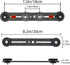 8"/20cm Dual Speedlite Camera Mount Tripod Bracket Flash Extension Bar, LED Video Light, DSLR Flash Light...