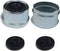 2PCS 1.98" Trailer Hub Dsut Cap,Trailer Axle Wheel Bearing Dust Cap Cup Grease Cover with 2 Rubber Plugs,Hub Dust Caps for Most 2000 to 3500 Pound...