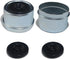 2PCS 1.98" Trailer Hub Dsut Cap,Trailer Axle Wheel Bearing Dust Cap Cup Grease Cover with 2 Rubber Plugs,Hub Dust Caps for Most 2000 to 3500 Pound...