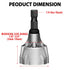 Deburring External Chamfer Tool, HSS Hex Shank Remove Burr Tools with Carbide Blades, Deburring Tool for Metal Bolt in 1/8" to 3/4" (3~19mm) Diame...