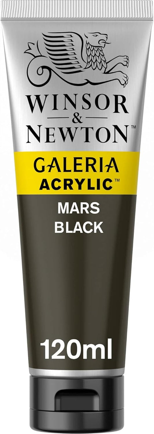 Winsor & Newton 120ml Galeria Acrylic Paint - Mars Black...