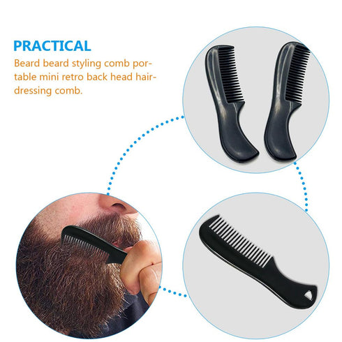 10pcs Mini Beard Comb Mens Comb Travel Comb Pocket Sized Comb Mustache Comb Mens Beard Comb Combs for Men Comb for Grooming Comb for Beard Care Co...