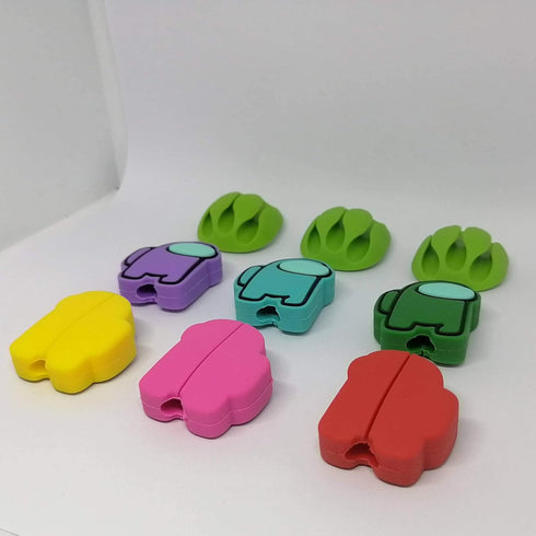 Cable Protector for iPhone/ipad USB Cable Charger, Cute Date Cable Protector Charger Cable Wire Management Protect Linghting Charger (Nine PCS)...