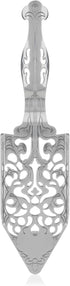 Viski Spoon-Vintage Style Absinthe Dripper with Perforations-Dishwasher Safe Stainless Steel Set of 1, Silver...