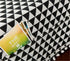 Microwave Oven Cover Dust Oil Proof Cloth with Storage Pockets Cotton Linen Kitchen Toaster Appliance Protector (Black triangle)...