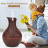 Humidifiers High Capacity Cool Mist Humidifier,for Bedroom,Babyroom, Living Room, Humidifiers (Dark Wooden Grain)...
