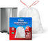 13 Gallon Trash Bags Drawstring - White Garbage Bags Unscented, 49.2 Liter Strong Can Liners for Kitchen Home Office Bathroom,132 Count...