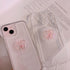 Ownest Compatible for iPhone 13 Cute 3D Pink Bowknot Slim Clear Aesthetic Design Women Teen Girls Camera Lens Protection Phone Cases Cover......