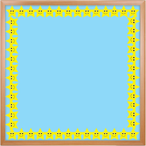 Hygloss Products Happy Yellow Stars Die-Cut Bulletin Board Border – Classroom Decoration – 3 x 36 Inch, 12 Pack (33653)...