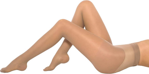 Healthweir Sheer Compression Pantyhose for Women 15–20 mmHg – Graduated Support Stockings, Breathable & Stylish, Reinforced Toe & Heel – Latex-Fre...