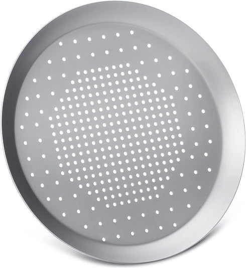 Beasea Pizza Pans with Holes, 8.5 Inch Food Network Pizza Pan Heavy Duty Aluminum Alloy Round Pizza Tray Perforated Pizza Crisper Pan Pizza Baking...
