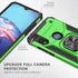 HNHYGETE for Moto E Phone Case, Motorola E Case, with HD Screen Protector, Shockproof Tough Rugged Hard Rubber Bumper with 360 Rotation Ring Kicks...