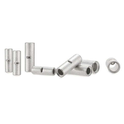 40PCS Gauge 8 6 4 Butt Terminal Electrical Wire Connectors Tinned Copper Crimp Splices Cable Ferrules...