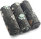1 Pack 3 Puppy Blankets Super Soft Warm Sleep Mat Grey PAW Print Blanket Fleece Pet Blanket Dog Blankets for Small Dogs Puppy Dogs Fluffy Cats,Sma...