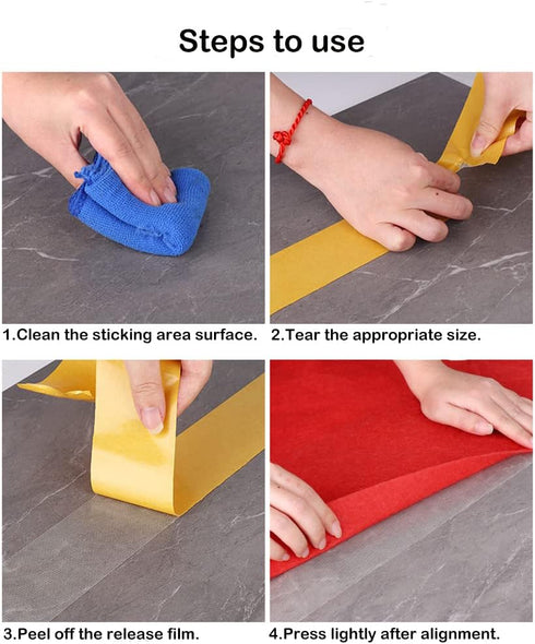 Double-Sided Fabric Tape Heavy Duty?Durable Duct Cloth Tape?Easy to Remove Without Residue?Super Sticky for Carpets Rugs and Clothing etc. (1.18in...