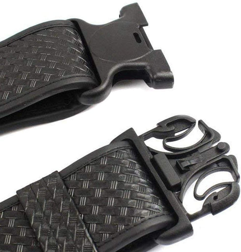 Replacement Buckle System for 2-1/4in Duty Belt, Triple Lock,2-Pack, Black...