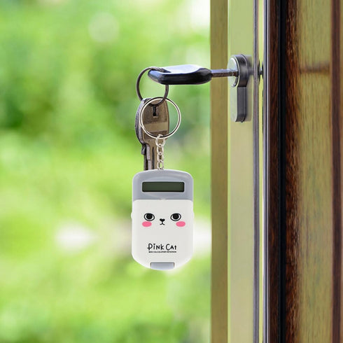 STOBOK Children Toys 2Pcs Mini Calculator Keychain Cartoon Key Chain Cute Cartoon Calculator Electronic Pocket Calculator with Key Ring for Childr...