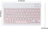 Ultra-Slim Rechargeable Bluetooth Keyboard Portable Compact Wireless Keyboard for Android Windows Samsung Galaxy Tab Tablet Smartphone Cell Phone ...