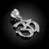 925 Sterling Silver Hindu Meditation Charm Yoga "Om" (Aum) Pendant...